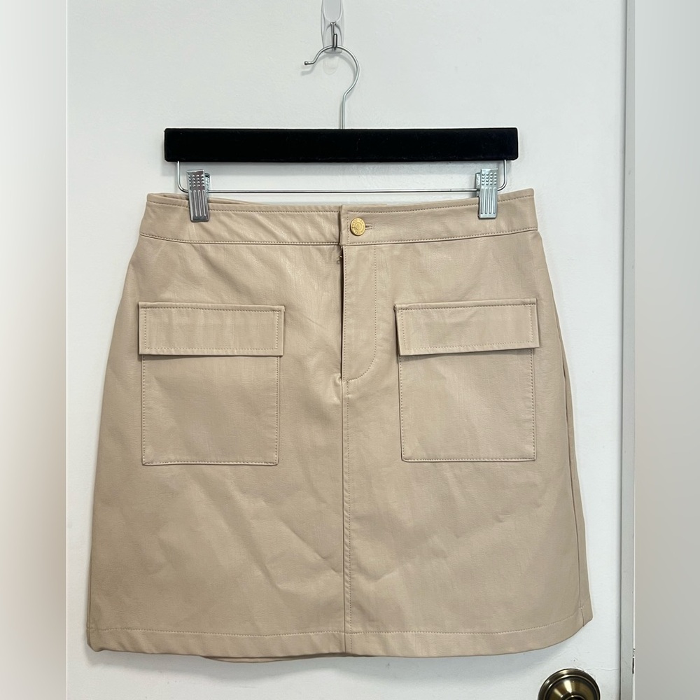 NWT Marc New York Women Faux Leather Mini Skirt